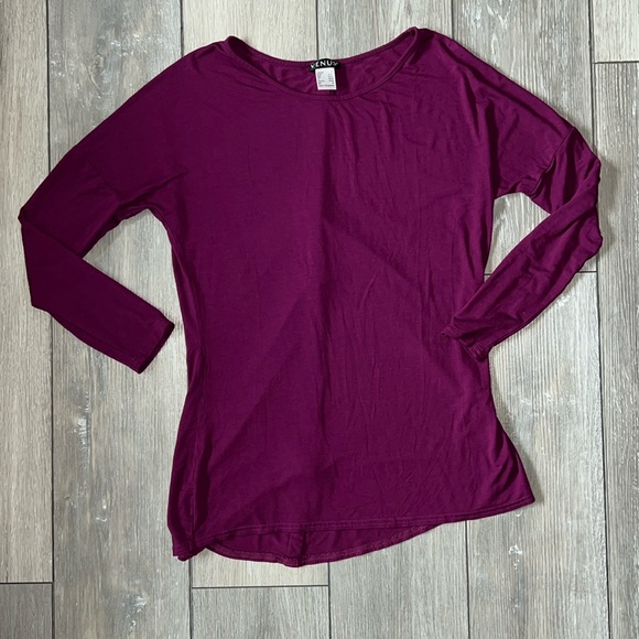 NWOT Venus long sleeve top Rich Plum size Medium - Picture 1 of 3